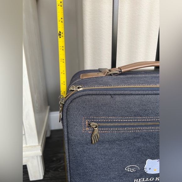 Sanrio Hello Kitty Denim Suitcase Carry On - Picture 8 of 16